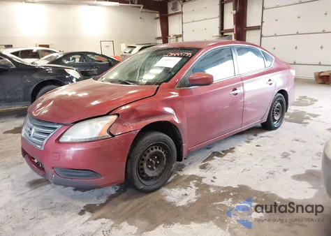2015 Nissan Sentra Sv из США, поврежденный, VIN 3N1AB7AP2FL672367